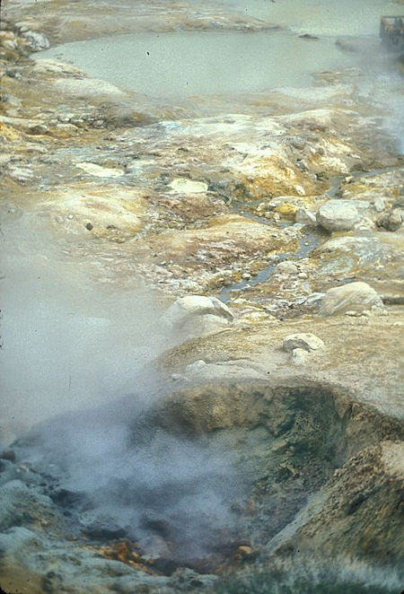 Steam vent at Bumpass Hell Steam vent at Bumpass Hell