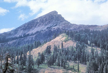 Brokeoff Mountain from road Brokeoff Mountain from road