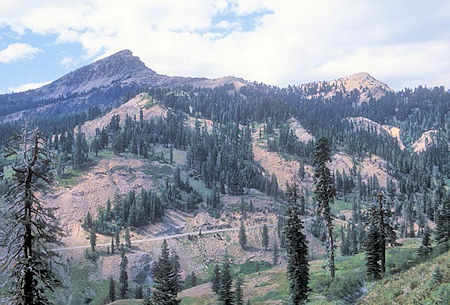 Brokeoff Mountain from road Brokeoff Mountain from road