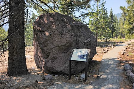 Old Giant - lava rock -- red dacite -- formed 27,000 years ago Old Giant - lava rock -- red dacite -- formed 27,000 years ago