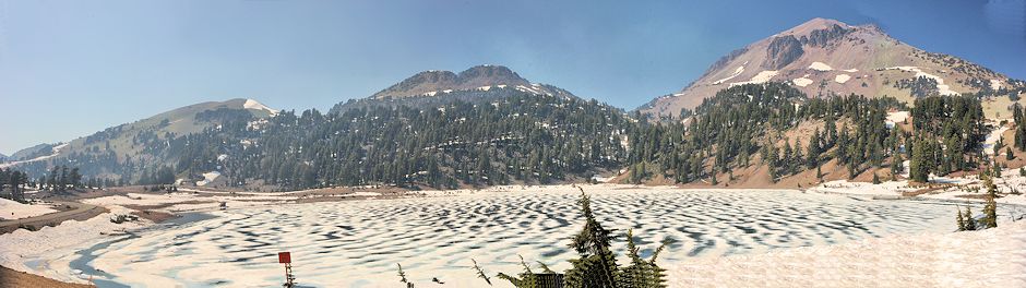 Lake Helen and Lassen Peak Lake Helen and Lassen Peak