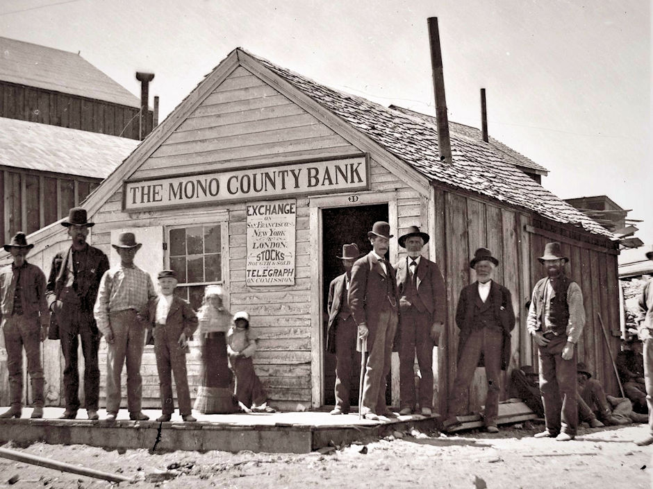 The Mono County Bank in Bodie - 1879 The Mono County Bank in Bodie - 1879