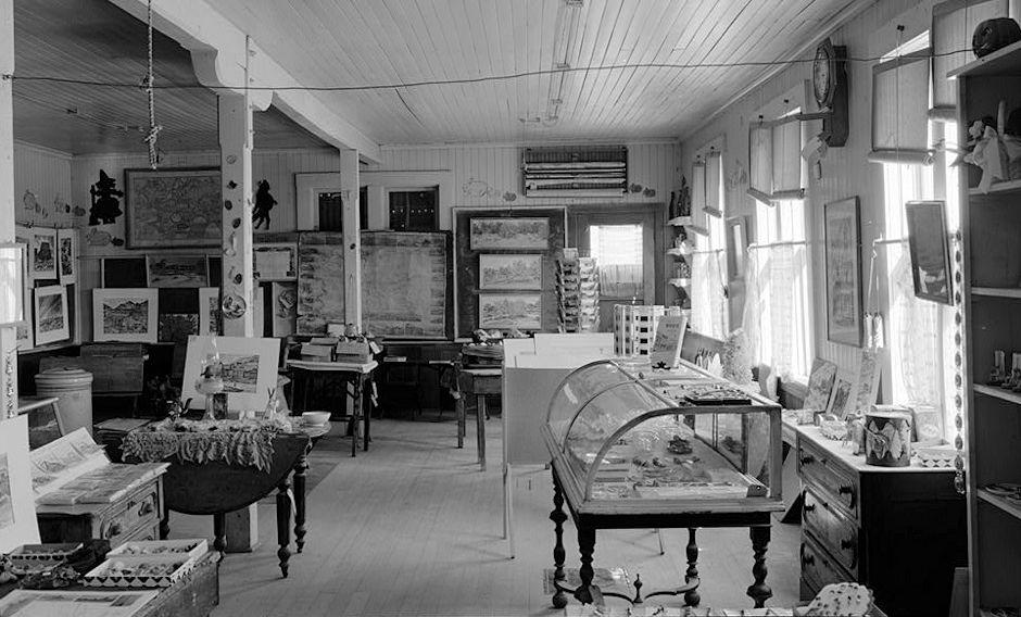 Inside the Bodie School House 1962 Inside the Bodie School House 1962