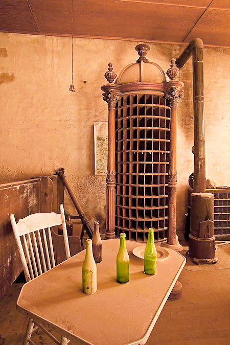 Mail Boxes in lobby of DeChambeau Hotel Mail Boxes in lobby of DeChambeau Hotel