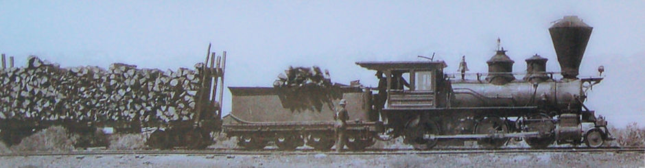 The Mono on its way to Bodie with a load of wood The Mono on its way to Bodie with a load of wood