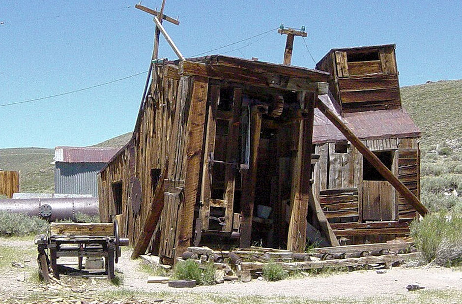 Remains of sawmill in Bodie Remains of sawmill in Bodie