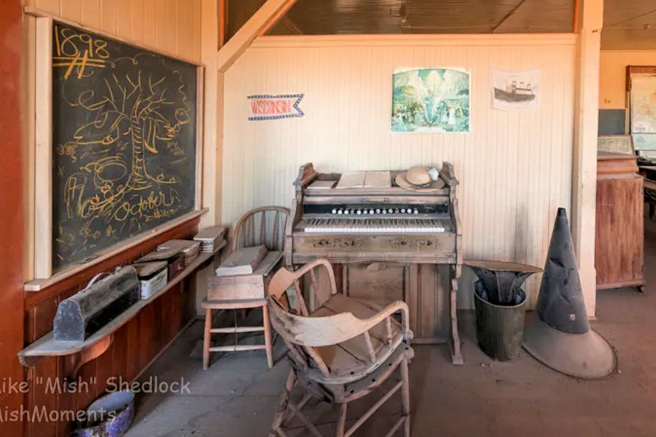 Bodie School House classroom 2019 Bodie School House classroom 2019