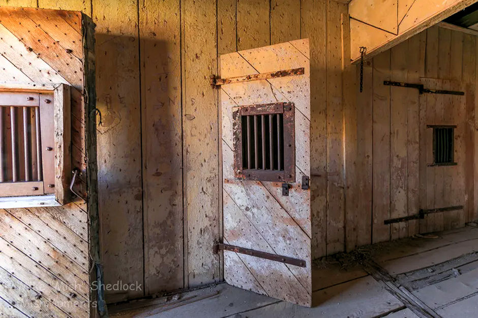 Cell doors in Bodie Jail Cell doors in Bodie Jail
