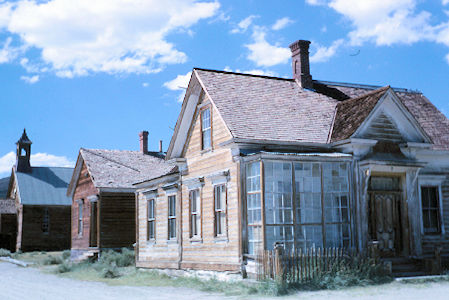 James Stuart Cain's house in Bodie State Historic Park - August 25, 1962 James Stuart Cain's house in Bodie State Historic Park - August 25, 1962