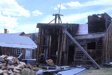 Sawmill in Bodie State Historic Park - August 1965 Sawmill in Bodie State Historic Park - August 1965