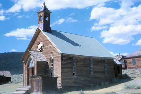 Methodist Church in Bodie State Historic Park - August 25, 1962 Methodist Church in Bodie State Historic Park - August 25, 1962
