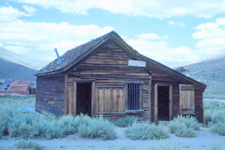 Jail in Bodie State Historic Park - August 25, 1962 Jail in Bodie State Historic Park - August 25, 1962