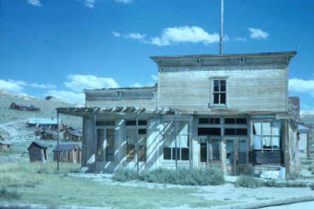 Land Office, Power Company Office, Bodie Store, Wheaton and Hollis Hotel - August 25, 1962 Land Office, Power Company Office, Bodie Store, Wheaton and Hollis Hotel - August 25, 1962