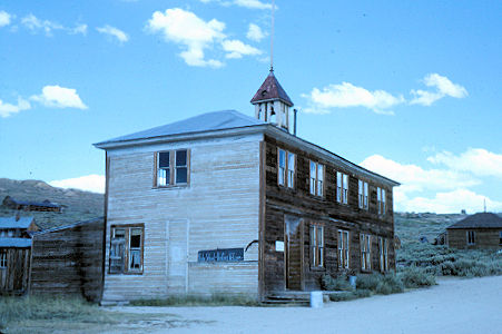 Bodie School House - August 25, 1962 Bodie School House - August 25, 1962
