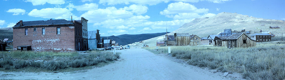 Dechambeau Hotel and Bodie Main Street - August 25, 1962 Dechambeau Hotel and Bodie Main Street - August 25, 1962