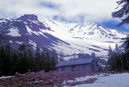 Sierra Club Alpine Hut at Horse Camp on Mt. Shasta, California