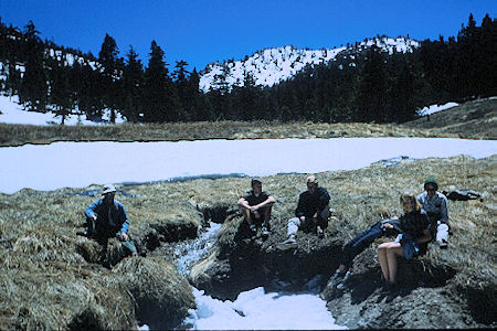 Rest Stop on Tahquitz Peak Tahquitz Peak Explorer Post 360 Coed trip - 5-16-64