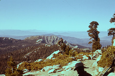 Tahquitz Peak from San Jacinto Peak trail - 7-31-60