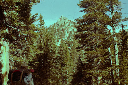 Cornell Peak from San Jacinto trail - 10-26-58