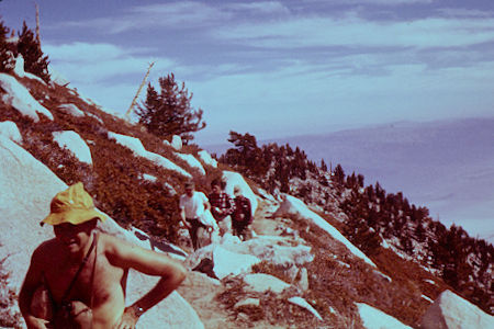 On the trail to top of San Jacinto Peak - 10-25-59 On the trail to top of San Jacinto Peak - 10-25-59