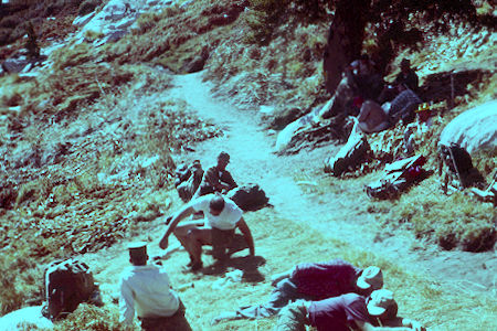 Wellman's Cienega on way down from San Jacinto Peak - 10-25-59