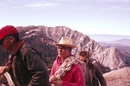 Explorer Post 360 on the trail to Wellman's Cienaga with Tahquitz Peak in the rear - 5-17-59 Explorer Post 360 on the trail to Wellman's Cienaga with Tahquitz Peak in the rear - 5-17-59