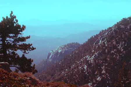 Suicide Rock from  near Strawberry Cienega on San Jacinto Peak trail - 1-1-61