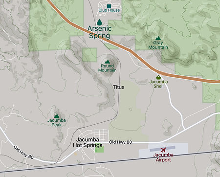 Arsenic Springs in San Diego County Arsenic Springs in San Diego County