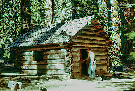 Me at 'Squatters Cabin' - Sequoia National Park 15-17 Jul 1957 Me at 'Squatters Cabin' - Sequoia National Park 15-17 Jul 1957