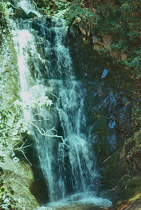 Waterfall near Crystal Cave - Sequoia National Park 16 Jul 1957 Waterfall near Crystal Cave - Sequoia National Park 16 Jul 1957