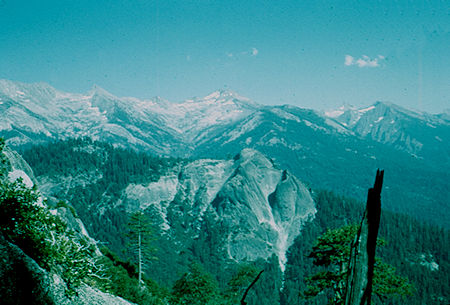 Sugar Bowl Dome from High Sierra Trail - Sequoia National Park 18 Jul 1957 Sugar Bowl Dome from High Sierra Trail - Sequoia National Park 18 Jul 1957