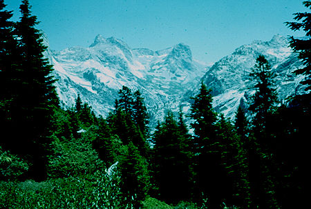 View up Hamilton Creek from above Bearpaw camp - Sequoia National Park 19 Jul 1957 View up Hamilton Creek from above Bearpaw camp - Sequoia National Park 19 Jul 1957