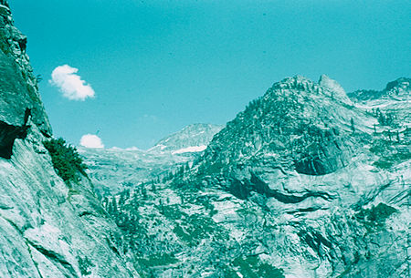 View toward Kaweah Gap from trail to Hamilton Lake - Sequoia National Park 19 Jul 1957 View toward Kaweah Gap from trail to Hamilton Lake - Sequoia National Park 19 Jul 1957