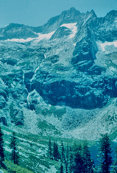 Waterfalls between lakes - Sequoia National Park 20 Jul 1957 Waterfalls between lakes - Sequoia National Park 20 Jul 1957