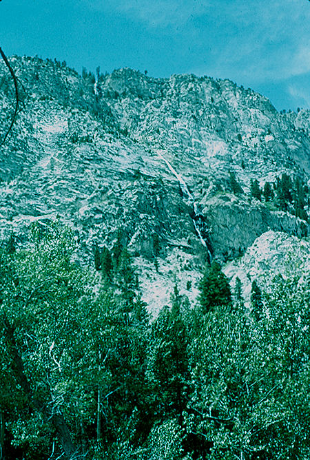 One of many waterfalls from Chagoopa Plateau into Kern Canyon - Sequoia National Park 22 Jul 1957 One of many waterfalls from Chagoopa Plateau into Kern Canyon - Sequoia National Park 22 Jul 1957