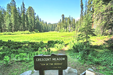 Crescent Meadow - Sequoia National Park NPS Photo Crescent Meadow - Sequoia National Park NPS Photo