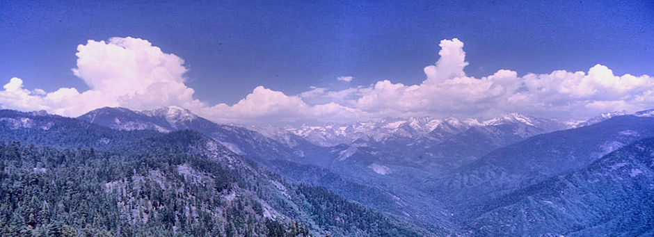 Great Western Divide from Moro Rock (12) - Sequoia National Park 02 Jun 1968 Great Western Divide from Moro Rock (12) - Sequoia National Park 02 Jun 1968