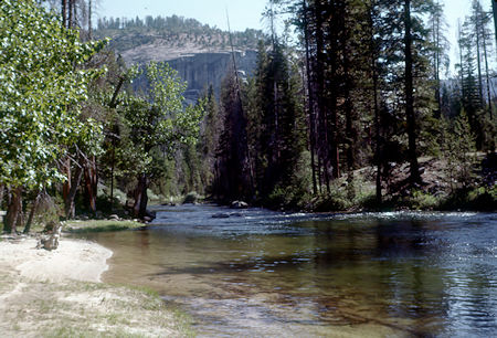 Merced River at Sunrise Trail Junction - Yosemite National Park - 16 Aug 1958 Merced River at Sunrise Trail Junction - Yosemite National Park - 16 Aug 1958