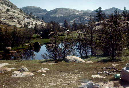 Long Meadow near camp, John Muir Trail - Yosemite National Park - 17 Aug 1958 Long Meadow near camp, John Muir Trail - Yosemite National Park - 17 Aug 1958