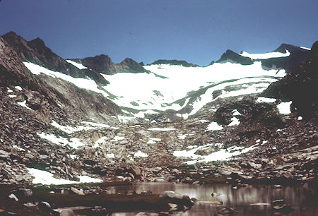 Mt. Lyell from Donahue Pass Trail - Yosemite National Park - Aug 1958 Mt. Lyell from Donahue Pass Trail - Yosemite National Park - Aug 1958