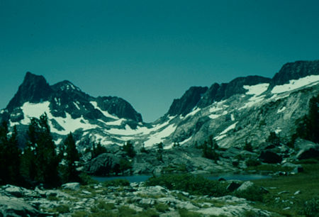 Banner Peak, Mt. Ritter, Banner/Davis Pass, Mt. Davis - Ansel Adams Wilderness - Aug 1958 Banner Peak, Mt. Ritter, Banner/Davis Pass, Mt. Davis - Ansel Adams Wilderness - Aug 1958