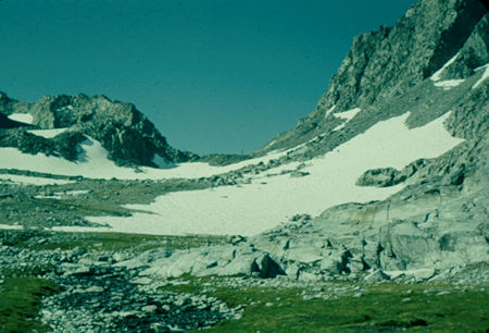 Near top of Banner/Davis Pass - Ansel Adams Wilderness - Aug 1958 Near top of Banner/Davis Pass - Ansel Adams Wilderness - Aug 1958
