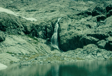 Waterfall below Lake Catherine - Ansel Adams Wilderness - Aug 1958 Waterfall below Lake Catherine - Ansel Adams Wilderness - Aug 1958