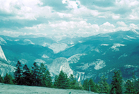 Merced Canyon from Sentinel Dome - Yosemite National Park Aug 1958 Merced Canyon from Sentinel Dome - Yosemite National Park Aug 1958