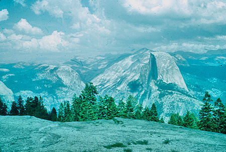 Half Dome from Sentinel Dome - Yosemite National Park Aug 1958 Half Dome from Sentinel Dome - Yosemite National Park Aug 1958