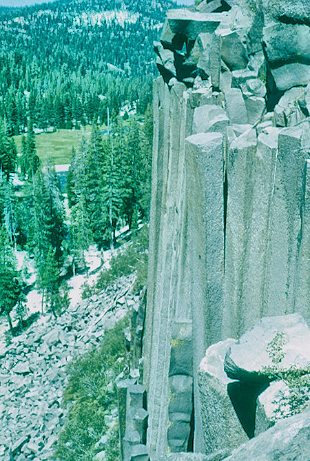 Devil's Postpile - Devil's Postpile National Monument Aug 1958 Devil's Postpile - Devil's Postpile National Monument Aug 1958