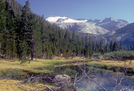 Mt. Lyell over Lyell Fork Tuolumne River - Yosemite National Park - 24 Aug 1966 Mt. Lyell over Lyell Fork Tuolumne River - Yosemite National Park - 24 Aug 1966