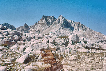 Goodale Pass Trail junction - John Muir Wilderness Aug 1959 Goodale Pass Trail junction - John Muir Wilderness Aug 1959