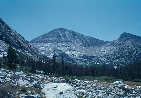 View up Hilgard Branch - John Muir Wilderness Aug 1959 View up Hilgard Branch - John Muir Wilderness Aug 1959