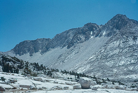 Looking back down Hilgard Branch - John Muir Wilderness Aug 1959 Looking back down Hilgard Branch - John Muir Wilderness Aug 1959